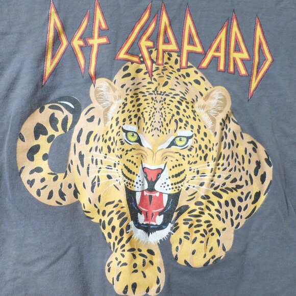 DEF LEPPARD roaring tiger crop top - Picture 2 of 4